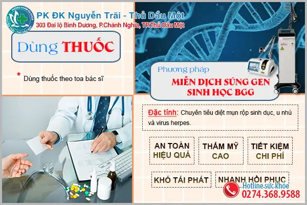 Đa Khoa Nguyễn Trãi - Thủ Dầu Một - nơi hỗ trợ hỗ trợ điều trị bệnh HSV hiệu quả