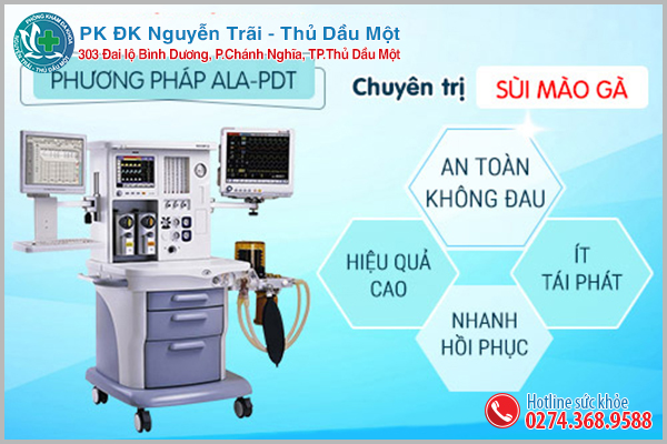 Phương pháp ALA-PDT chuyên hỗ trợ điều trị bệnh sùi mào gà hiệu quả